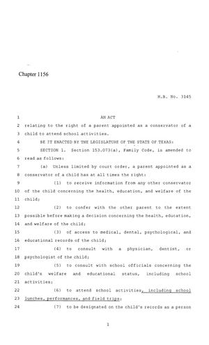 86th Texas Legislature, Regular Session, House Bill 3145, Chapter 1156
