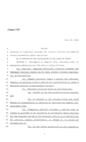 86th Texas Legislature, Regular Session, House Bill 3420, Chapter 1367