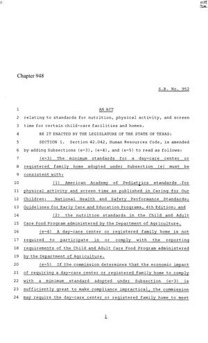 86th Texas Legislature, Regular Session, Senate Bill 952, Chapter 948