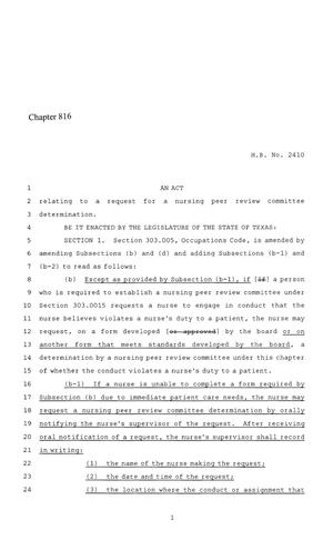 86th Texas Legislature, Regular Session, House Bill 2410, Chapter 816