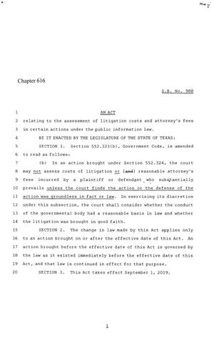 86th Texas Legislature, Regular Session, Senate Bill 988, Chapter 616