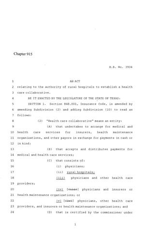 86th Texas Legislature, Regular Session, House Bill 3934, Chapter 915