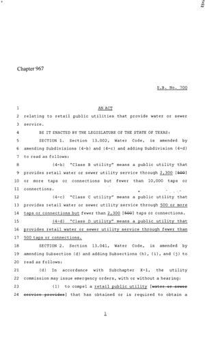 86th Texas Legislature, Regular Session, Senate Bill 700, Chapter 967