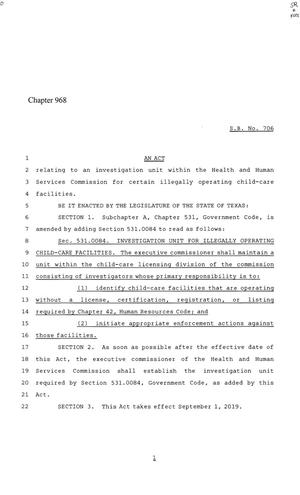 86th Texas Legislature, Regular Session, Senate Bill 706, Chapter 968