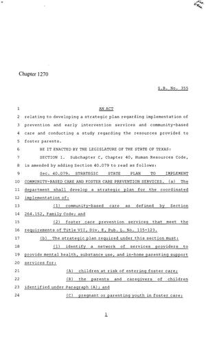 86th Texas Legislature, Regular Session, Senate Bill 355, Chapter 1270