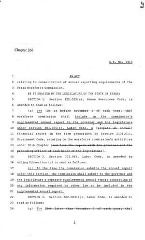 86th Texas Legislature, Regular Session, Senate Bill 1413, Chapter 266