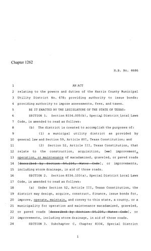86th Texas Legislature, Regular Session, House Bill 4686, Chapter 1262