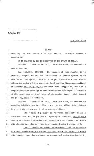 86th Texas Legislature, Regular Session, Senate Bill 1153, Chapter 432