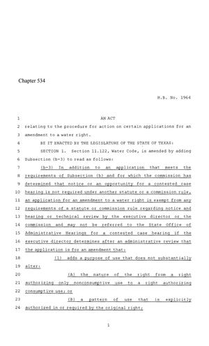 86th Texas Legislature, Regular Session, House Bill 1964, Chapter 534
