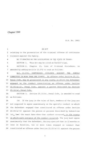 86th Texas Legislature, Regular Session, House Bill 1661, Chapter 1360