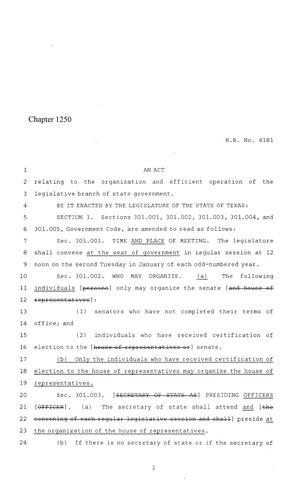 86th Texas Legislature, Regular Session, House Bill 4181, Chapter 1250