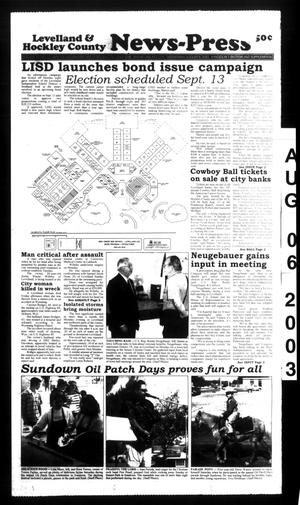 Primary view of object titled 'Levelland and Hockley County News-Press (Levelland, Tex.), Vol. 26, No. 37, Ed. 1 Wednesday, August 6, 2003'.