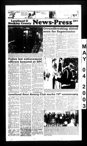 Primary view of object titled 'Levelland and Hockley County News-Press (Levelland, Tex.), Vol. 26, No. 10, Ed. 1 Sunday, May 4, 2003'.