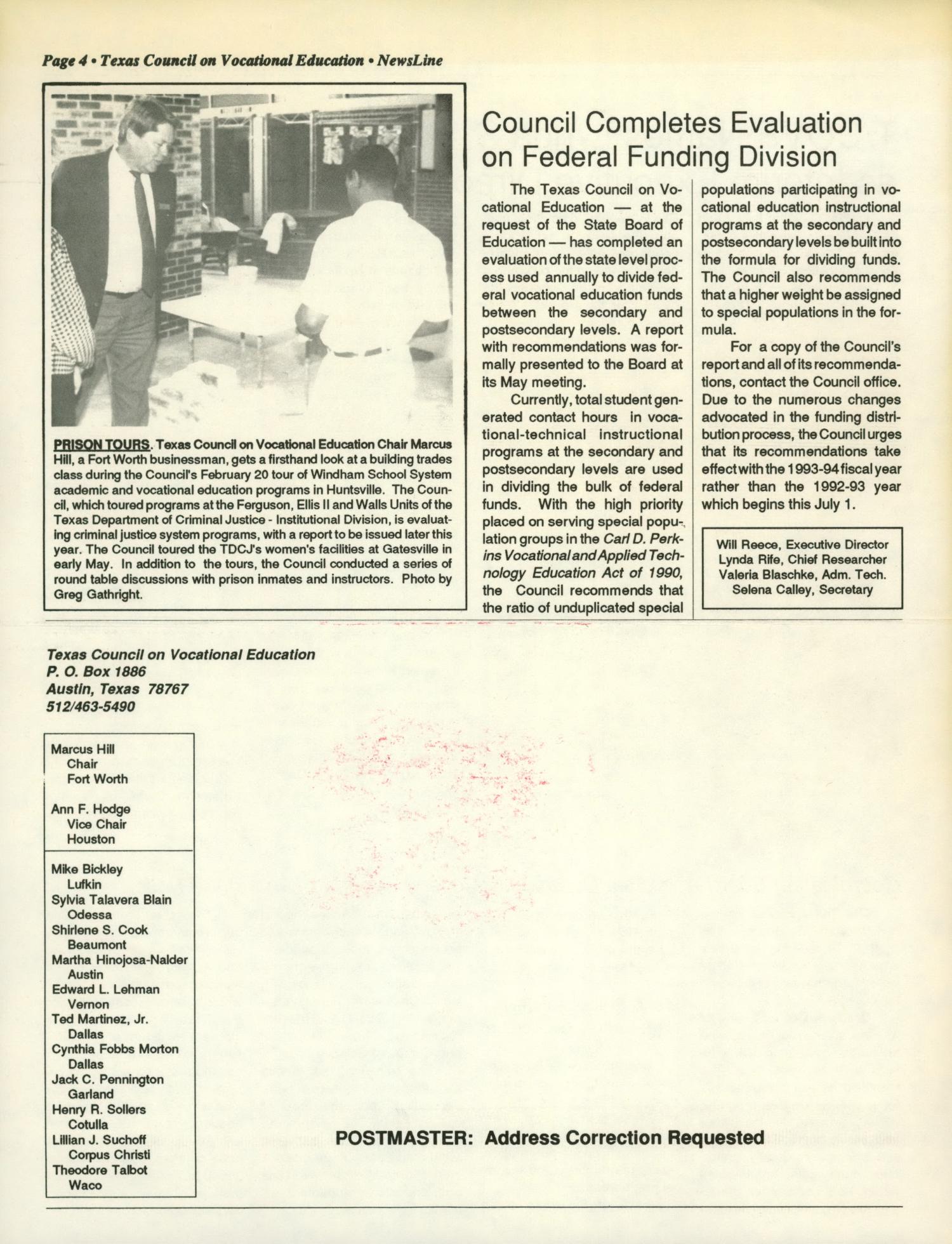 NewsLine, Volume 23, Number 3, June 1996
                                                
                                                    BACK COVER
                                                