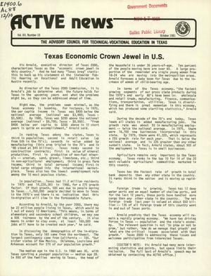 ACTVE News, Volume 12, Number 10, October 1981