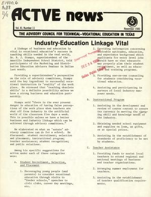 ACTVE News, Volume 11, Number 11, November 1980