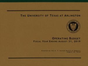Primary view of object titled 'University of Texas at Arlington Operating Budget: 2019'.
