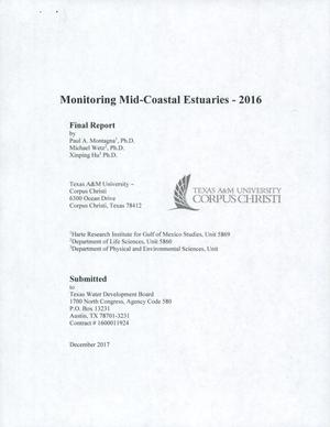 Monitoring Mid-Coastal Estuaries - 2016
