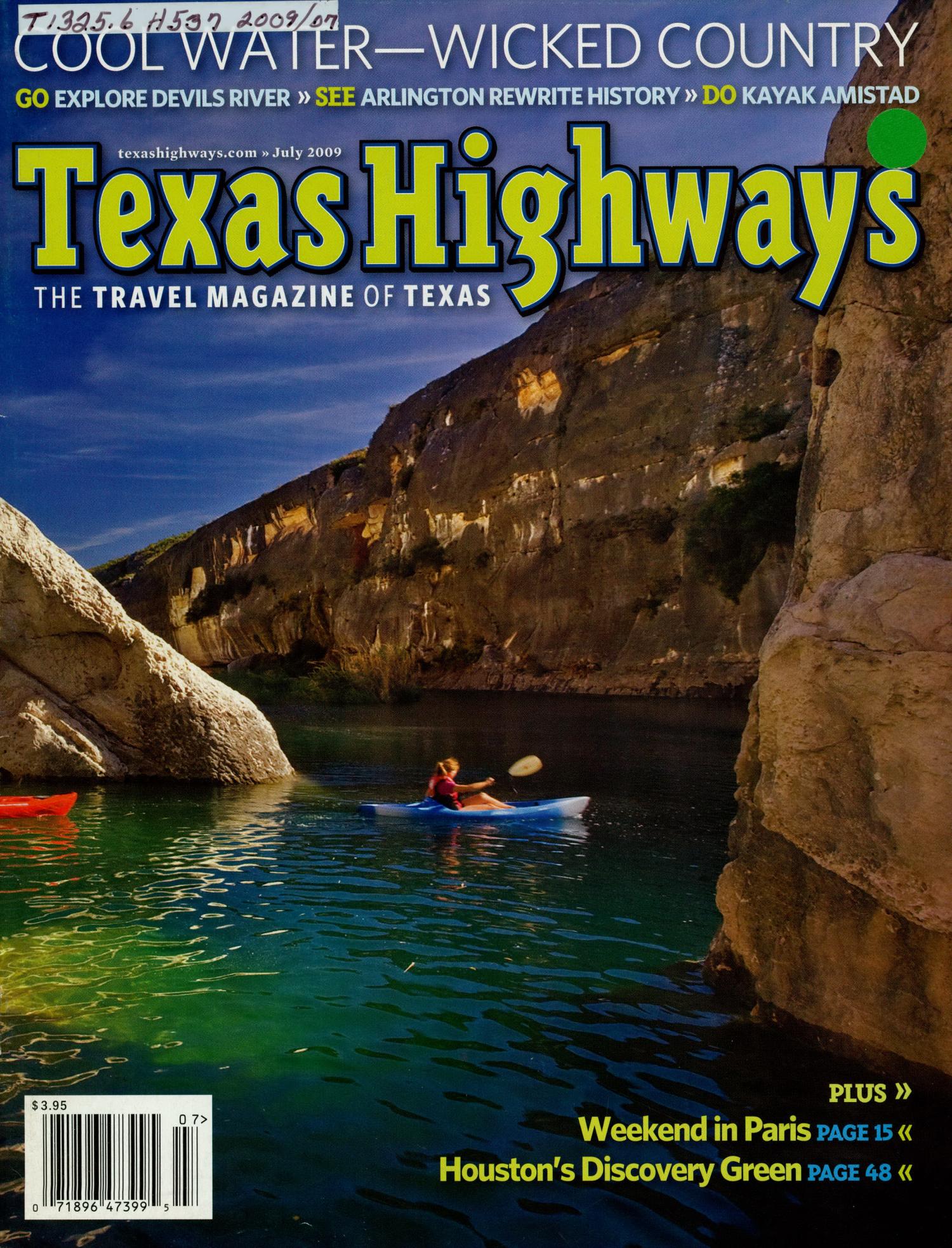 Texas Highways, Volume 56, Number 7, July 2009
                                                
                                                    FRONT COVER
                                                