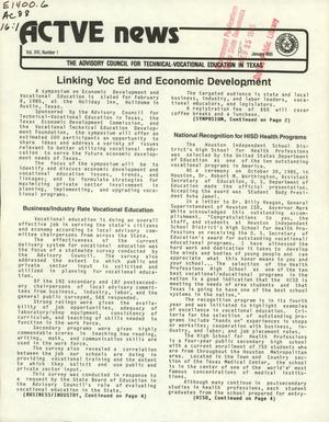 ACTVE News, Volume 16, Number 1, January 1985