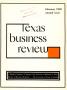 Primary view of Texas Business Review, Volume 43, Issue 2, Febraury 1969