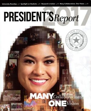 Primary view of object titled 'Texas A&M University San Antonio President's Report: 2017'.