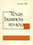 Primary view of Texas Business Review, Volume 43, Issue 9, September 1969