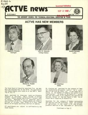 ACTVE News, Volume 13, Number 8, August 1982