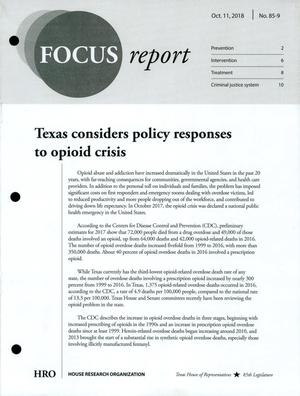 Focus Report, Volume 85, Number 9, October 2018