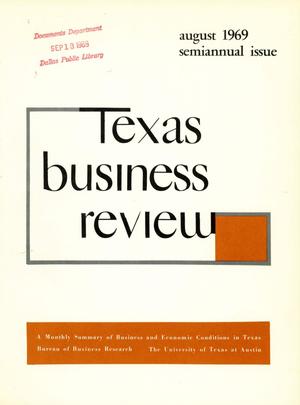 Texas Business Review, Volume 43, Issue 8, August 1969