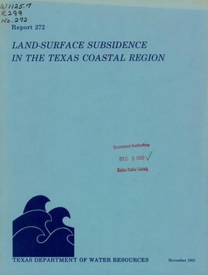 Primary view of object titled 'Land-Surface Subsidence in the Texas Coastal Region'.