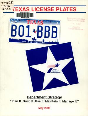 Texas License Plates, 2005