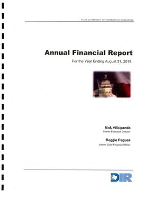 Texas Department of Information Resources Annual Financial Report: 2018