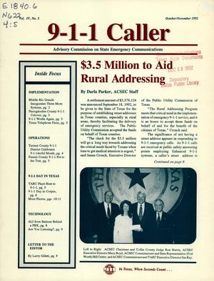 9-1-1 Caller, Volume 4, Number 5, October/November 1992