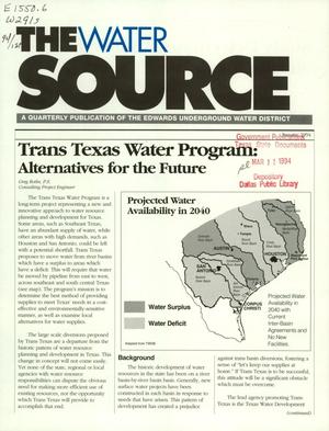 Primary view of object titled 'The Water Source, January 1994'.