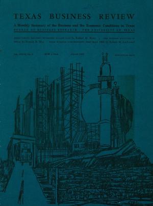 Texas Business Review, Volume 37, Issue 8, August 1963