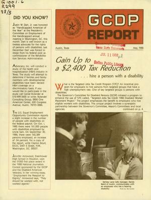 GCDP Report, Volume 88, Number 5, May 1988