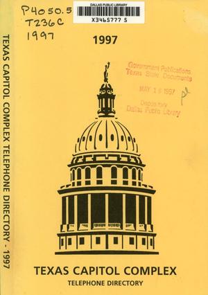 Primary view of object titled 'Texas Capitol Complex Telephone Directory: 1997'.