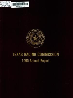 Texas Racing Commission Annual Report: 1990