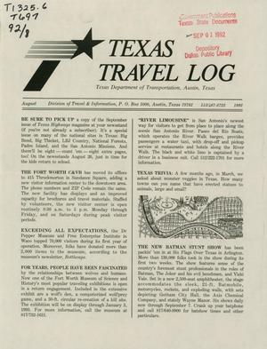 Texas Travel Log, August 1992