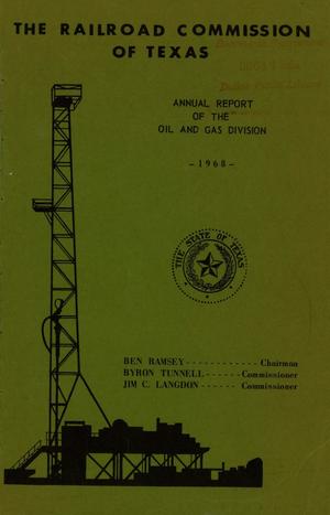 Primary view of Railroad Commission of Texas Oil and Gas Division Annual Report: 1968