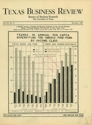 Texas Business Review, Volume 15, Issue 11, December 1941