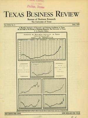 Texas Business Review, Volume 17, Issue 5, June 1943