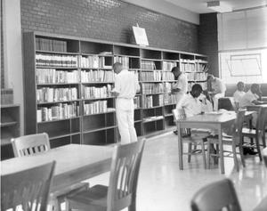 Primary view of object titled 'Ferguson Unit, Midway, Texas, Library'.