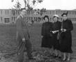 Thumbnail image of item number 1 in: 'Garden Club representatives present magnolia tree to Lee College, Walter Rundell, Mrs. Jack Furlee, Mrs. Ted Lyman, Mrs. Katie Morrow Barrass'.