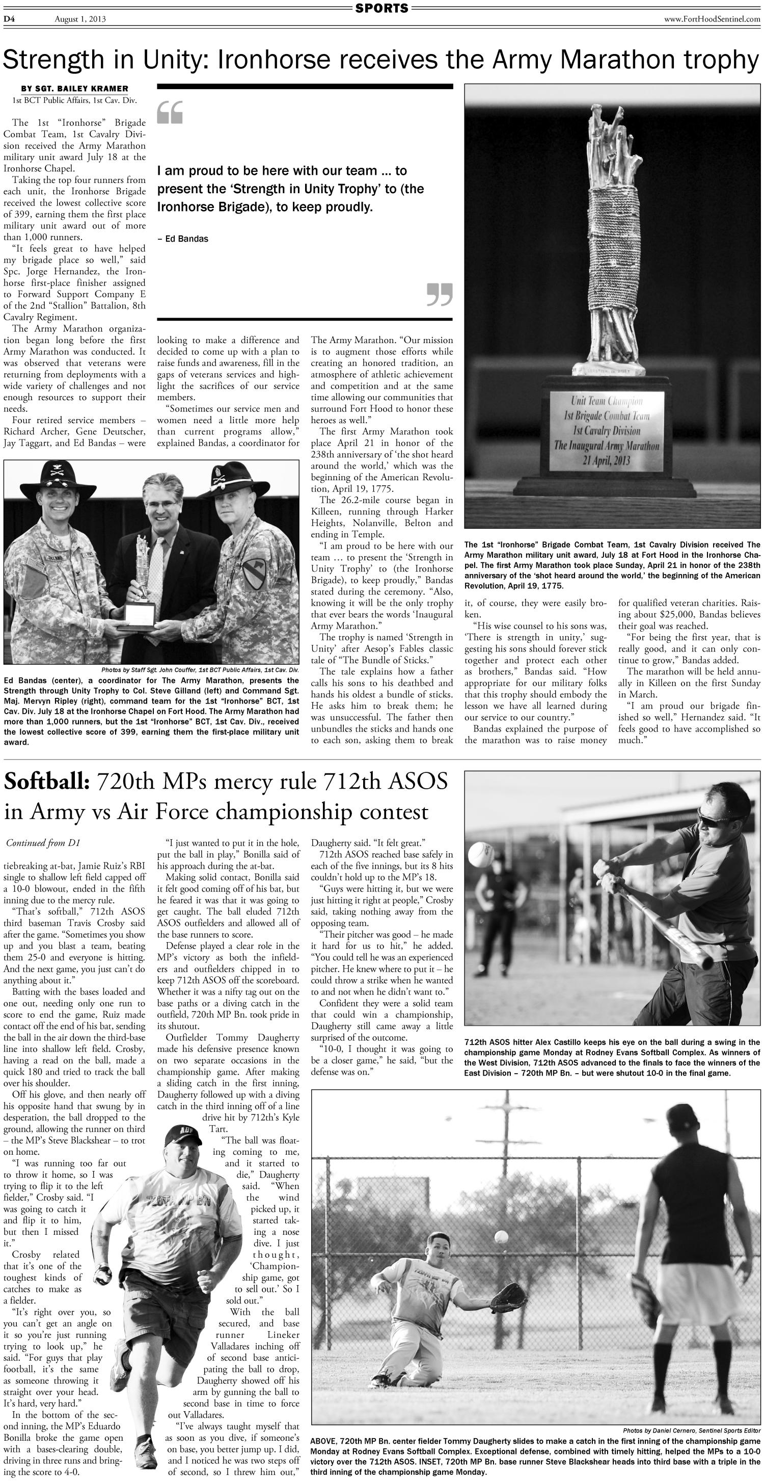 Fort Hood Sentinel (Fort Hood, Tex.), Vol. 71, No. 30, Ed. 1 Thursday, August 1, 2013
                                                
                                                    [Sequence #]: 28 of 34
                                                