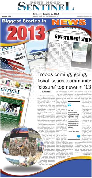 Fort Hood Sentinel (Fort Hood, Tex.), Vol. 72, No. 1, Ed. 1 Thursday, January 9, 2014