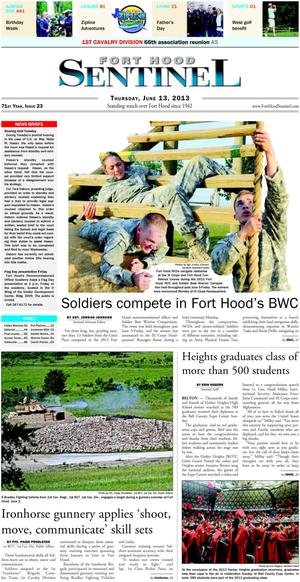 Fort Hood Sentinel (Fort Hood, Tex.), Vol. 71, No. 23, Ed. 1 Thursday, June 13, 2013