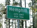 Primary view of [Hemphill Street Sign]