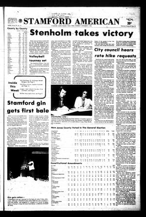 Stamford American (Stamford, Tex.), Vol. 57, No. 31, Ed. 1 Thursday, November 9, 1978
